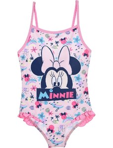 DISNEY SVĚTLE RŮŽOVÉ JEDNODÍLNÉ PLAVKY MINNIE MOUSE Růžová