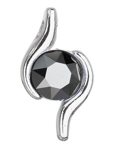 EVOLUTION GROUP Stříbrný přívěsek se Swarovski krystalem černý 34261.5 hematite