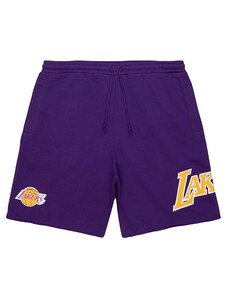 Mitchell & Ness Los Angeles Lakers French Shorts / Fialová, Žlutá / 2XL