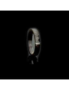 Výprodej | Dámský prsten Cerantia se šperkařskou keramikou a zirkony | DG Šperky