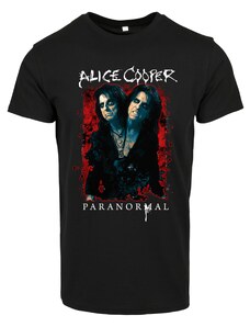 Merchcode Alice Cooper Paranormal Splatter Adult Black Tee černé