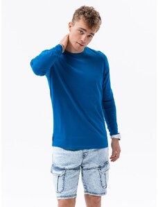 Buďchlap Klasické světle modré tričko s dlouhým rukávem L138