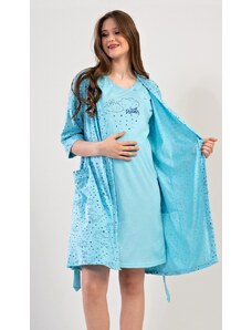 Župan dámský s mateřskou noční košilí Vienetta Secret SWEET DREAMS 04635VS
