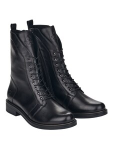 Originální kotníkové boty ve vojenském stylu Remonte D8380-01 černá