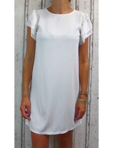 Italy Moda Dámské letní šaty s volány - volné - bílé