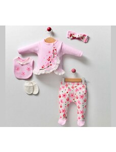 TrendUpcz 5-dílná kojenecké oblečení Květy (Dárek pro miminka)