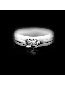 Dámský prsten Spesanto se šperkařskou keramikou a zirkonem | DG Šperky