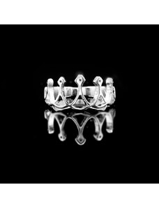 Prsten ve tvaru královské koruny - Chirurgická ocel
