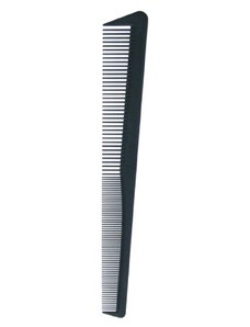 Xanitalia Hřeben DELRIN POM dlouhý, výrazné rozšíření, řídký/hustý 18cm