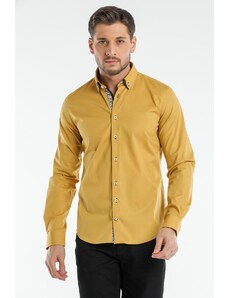 Žluté, bavlněné pánské košile | 90 kousků - GLAMI.cz
