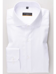 Zakázková výroba - Slim Fit - nežehlivá košile Eterna "Twill" neprůhledná bílá