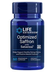 Life Extension Optimized Saffron with Satiereal 60 ks, vegetariánská kapsle