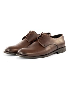 Ducavelli Pierro Genuine Leather Men's Classic Shoes, Derby Classic Shoes, Lace-Up Classic Shoes.