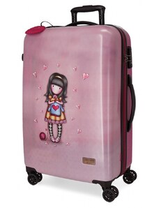 Santoro London - Cestovní kufr na kolečkách 64l - Gorjuss - For My Love - 45x67x26 cm