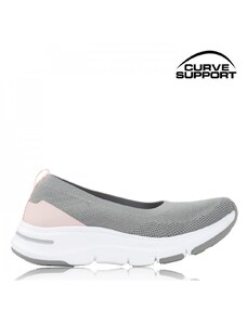 Slazenger Curve Support Ballerinas Ladies Grey/Pink