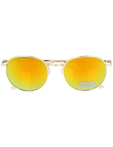 Sunmania Oranžové sluneční brýle pilotky "Oval Classic"