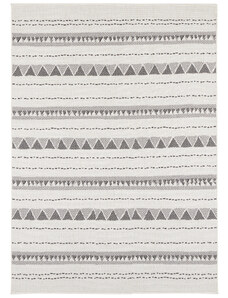 NORTHRUGS - Hanse Home koberce Kusový koberec Twin Supreme 103755 Bahamas Black/Cream – na ven i na doma - 120x170 cm