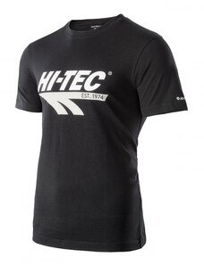 HI-TEC RETRO Pánské sportovní triko s krátkým rukávem černé