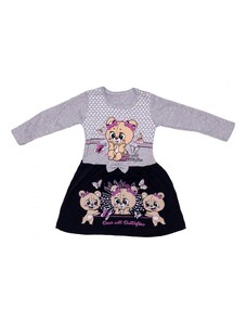 Butik Dívčí šaty s medvídkem