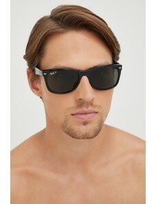 Sluneční brýle Ray-Ban NEW WAYFARER pánské, černá barva, 0RB2132
