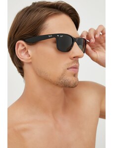 Sluneční brýle Ray-Ban NEW WAYFARER pánské, černá barva, 0RB2132
