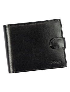 Albatross Pánská kožená peněženka Allbatross 04L s upínkou + RFID černá | KabelkyproVas.cz