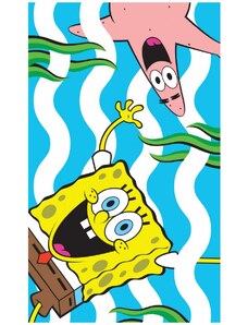 Carbotex Dětský ručník Spongebob a Patrik - 100% bavlna - 30 x 50 cm