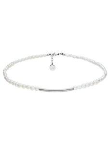 Manoki Perlový náhrdelník Ava - chirurgická ocel, sladkovodní perla