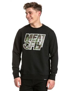 MeatFly Pánská mikina Repash Crewneck 2022 Black