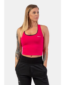 Nebbia Sportovní slim-fit crop tílko 422