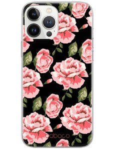 Ochranný kryt na iPhone 15 Pro - Babaco, Flowers 013 Black