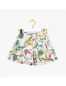 MUFFIN MODE Dívčí bavlněné šortky s květinovým vzorem “MAGIC GARDEN”, béžové vícebarevné