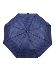 Pánský skládací vystřelovací deštník - modrý