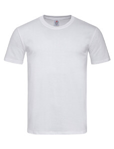 Pánské triko slim fit - bílá size S