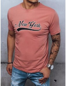 Růžové tričko New York