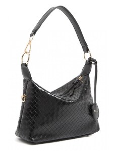 Miss Lulu Kabelka Braided Textured Black