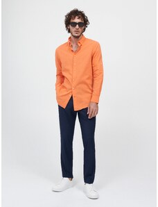 Oranžové, bavlněné pánské košile | 90 kousků - GLAMI.cz