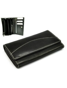 Dariya bags Černá dámská kožená peněženka