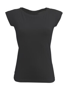 Continental Clothing Dámské bambusové tričko (černá)