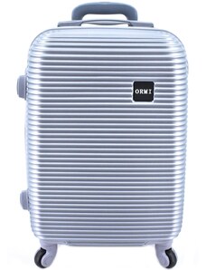 Ormi Cestovní kufr skořepinový - stříbrná (M) 65l