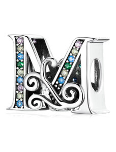 Royal Fashion stříbrný přívěsek Písmenko M BSC030-MCF