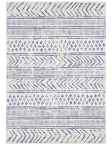 NORTHRUGS - Hanse Home koberce Kusový koberec Twin Supreme 103863 Biri Blue/Cream – na ven i na doma - 80x150 cm