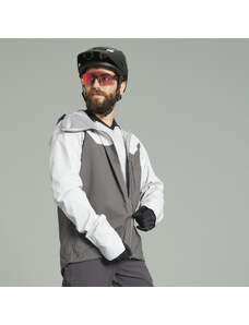 ROCKRIDER Nepromokavá cyklistická bunda na All-mountain šedá