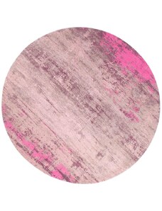 Moebel Living Růžový látkový koberec Charlize 150 cm