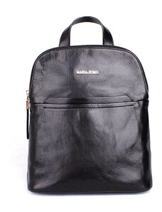 Dámský luxusní malý batoh Marta Ponti A18 , obsah cca. 5l černý