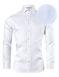 Vincenzo Boretti luxusní bílá košile rybí kost SF811