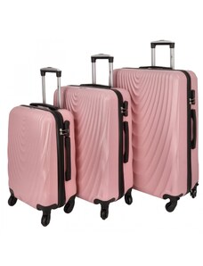 RGL Cestovní sada kufrů Travel Pink, růžová sada