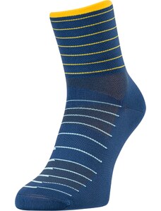 Unisex ponožky Silvini Bevera tmavě modrá/žlutá