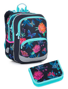 Lehký batoh s motýlky TOPGAL BAZI 22003