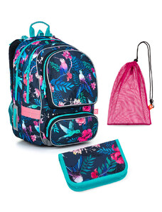 Modré dívčí školní batohy | 60 produktů - GLAMI.cz